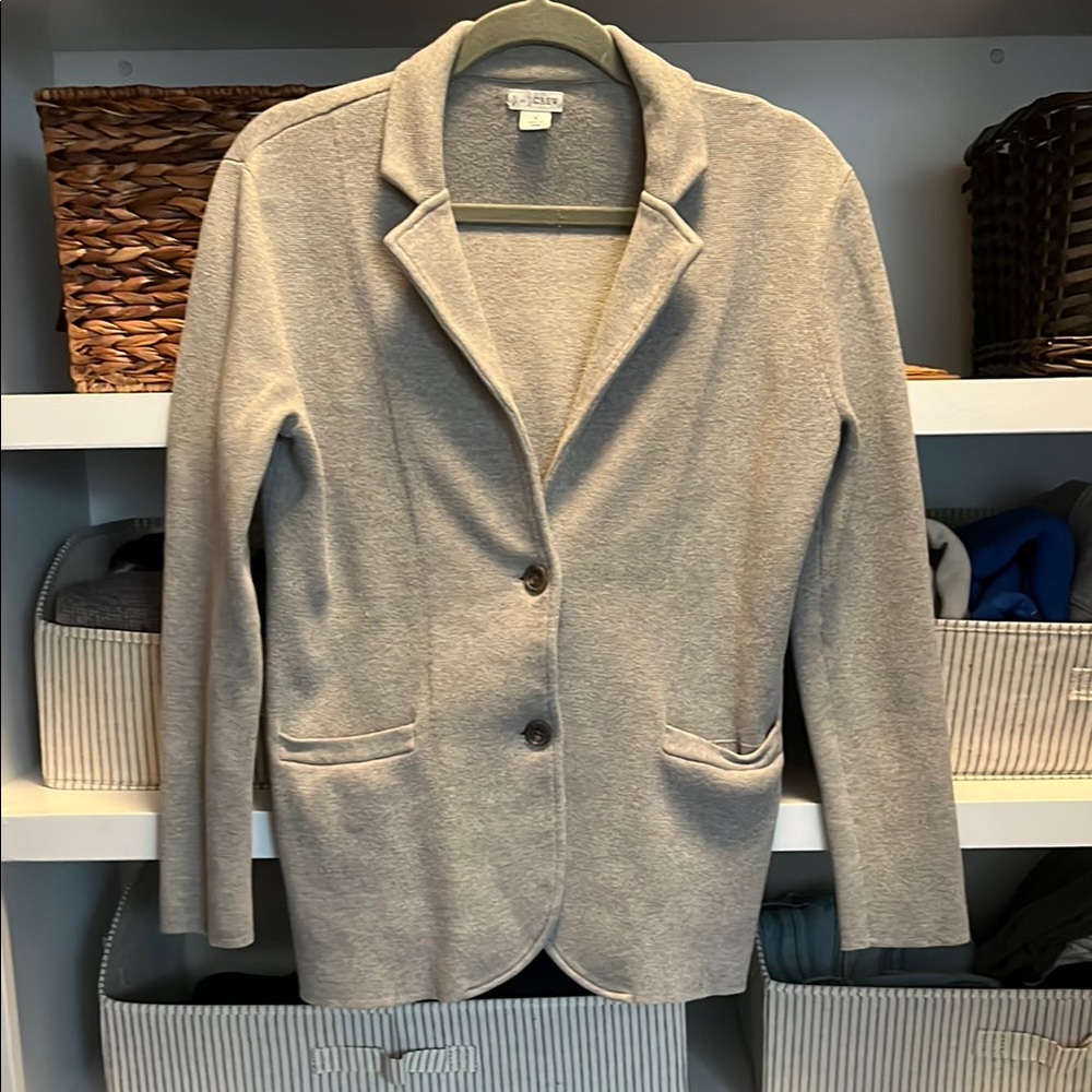 J. Crew Women's Gray Blazer Jacket